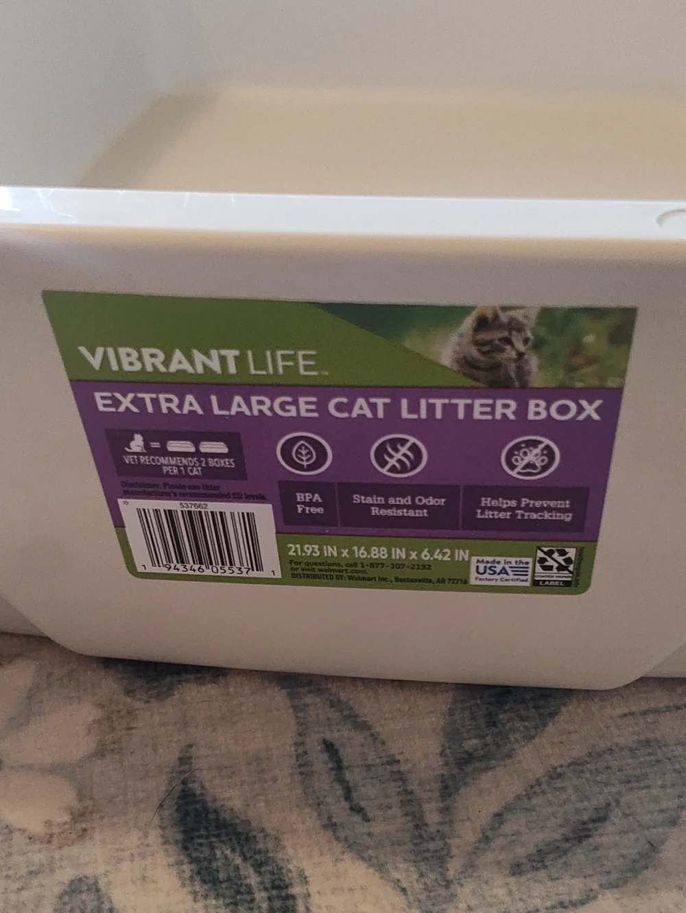 EXTRA LARGE CAT LITTER BOX